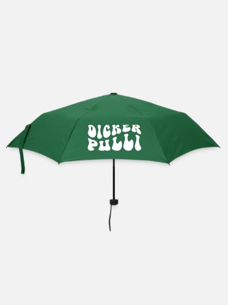 Dicker Pulli - Regenschirm (klein) - Flaschengrün