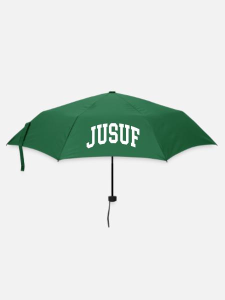 Jusuf - Regenschirm (klein) - Flaschengrün