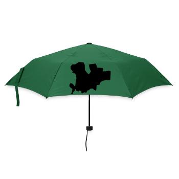 Mykonos - Regenschirm (klein) - Flaschengrün - Vorne