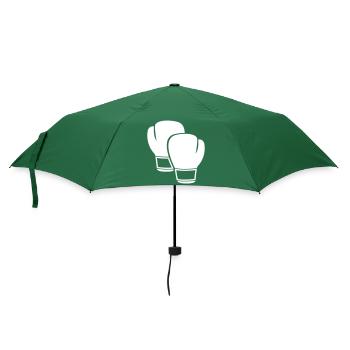 Boxhandschuhe - Regenschirm (klein) - Flaschengrün - Vorne
