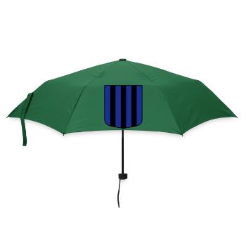 Dunkelblau - Regenschirm (klein) - Flaschengrün - Vorne