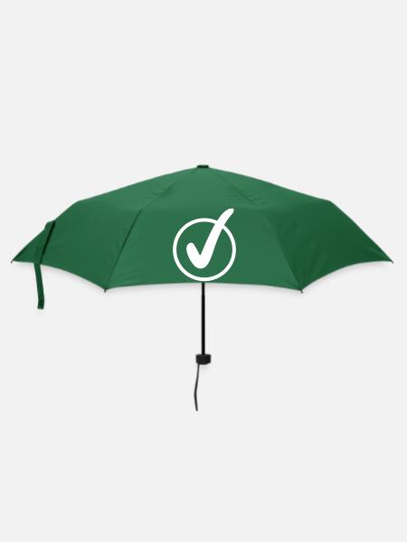 haken - Regenschirm (klein) - Flaschengrün
