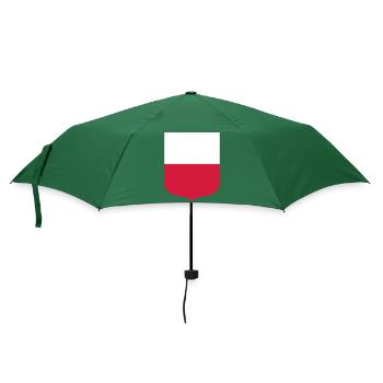 Polen - Regenschirm (klein) - Flaschengrün - Vorne
