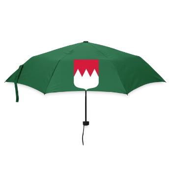 Franken - Regenschirm (klein) - Flaschengrün - Vorne