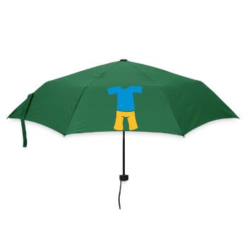 kleidung heiss t shirt oberteil kleidung hose anzi - Regenschirm (klein) - Flaschengrün - Vorne