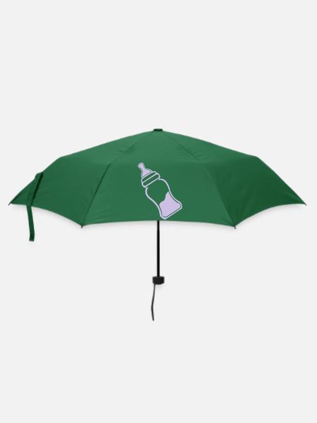 babyflasche - Regenschirm (klein) - Flaschengrün