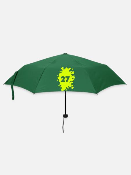 klecks 27 - Regenschirm (klein) - Flaschengrün