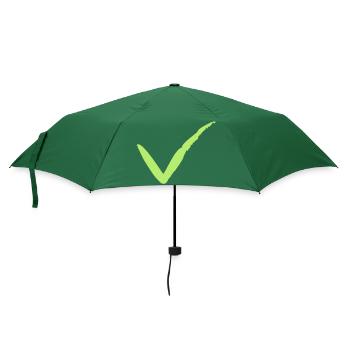 Pinselstrich Haken - Regenschirm (klein) - Flaschengrün - Vorne