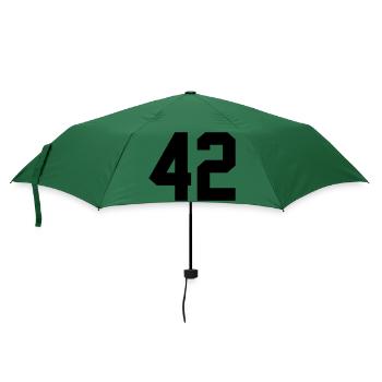 42 - Regenschirm (klein) - Flaschengrün - Vorne