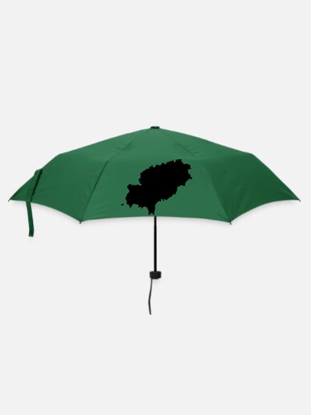 Ibiza - Regenschirm (klein) - Flaschengrün
