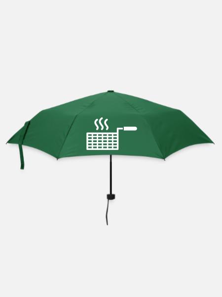 Fritteusenkorb - Regenschirm (klein) - Flaschengrün