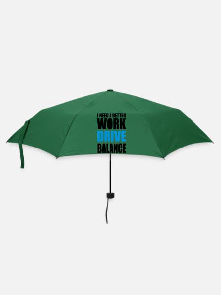Work Drive Balance - Regenschirm (klein) - Flaschengrün