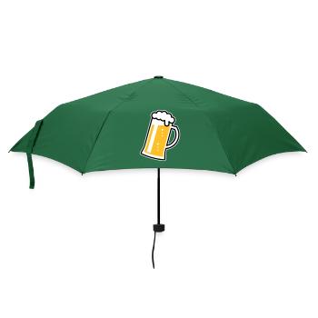 XLustiges Design Für Fröhliche Anlässe (R / 3) - Regenschirm (klein) - Flaschengrün - Vorne