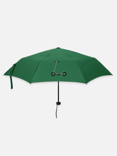 tretroller elektro roller spass kinder spielzeug s - Regenschirm (klein) - Flaschengrün