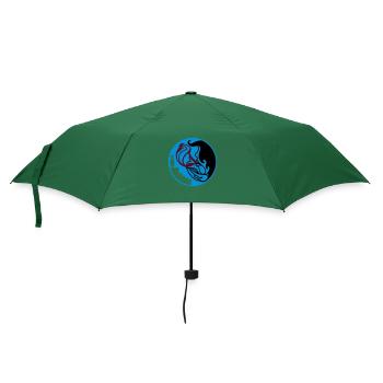 Lebewohl. Friedvoller Abschied im Loslassen - Regenschirm (klein) - Flaschengrün - Vorne