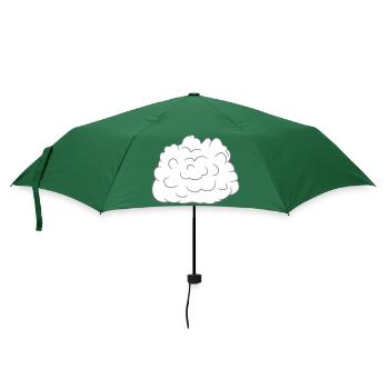 wolle wolke haufen staub himmel flusen clipart sah - Regenschirm (klein) - Flaschengrün - Vorne