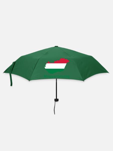Ungarn - Regenschirm (klein) - Flaschengrün