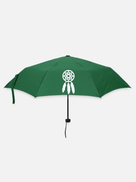 traumfänger 02 - Regenschirm (klein) - Flaschengrün