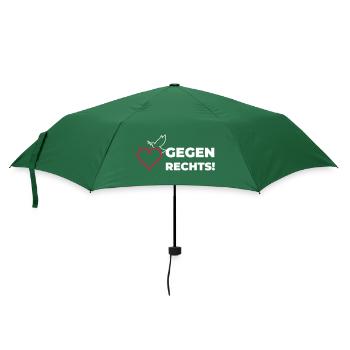 Gegen rechts - Regenschirm (klein) - Flaschengrün - Vorne