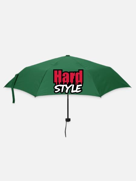 Hard Style - Regenschirm (klein) - Flaschengrün
