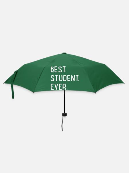 Bester schüler - Regenschirm (klein) - Flaschengrün