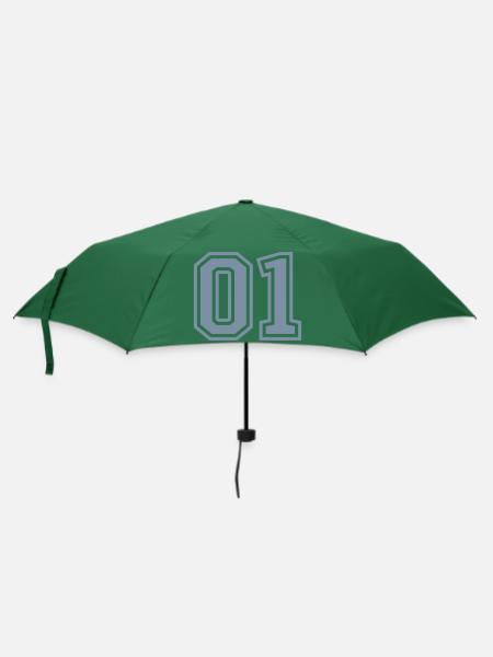 01 eins nummer - Regenschirm (klein) - Flaschengrün