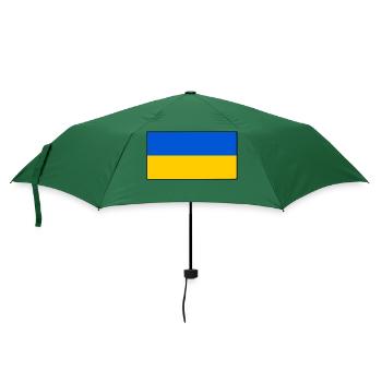 Ukraine - Regenschirm (klein) - Flaschengrün - Vorne