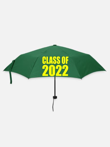 Class of 2022 - Regenschirm (klein) - Flaschengrün