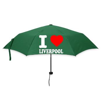 Liverpool - Regenschirm (klein) - Flaschengrün - Vorne