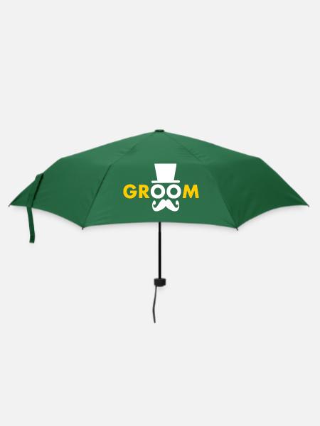 Groom - Regenschirm (klein) - Flaschengrün