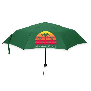 Plamen Summertime die Sommerzeit - Regenschirm (klein) - Flaschengrün - Vorne
