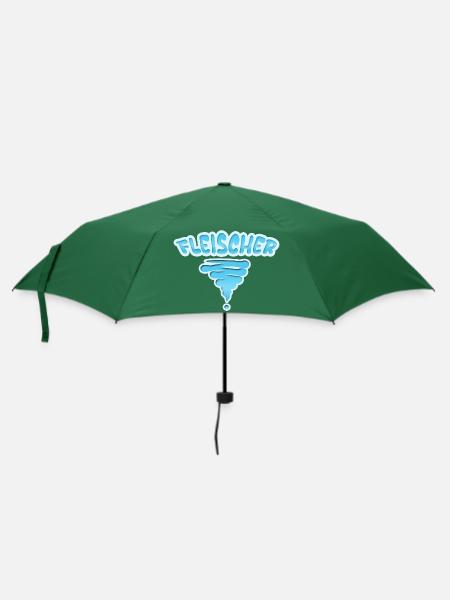 Beruf Fleischer - Regenschirm (klein) - Flaschengrün