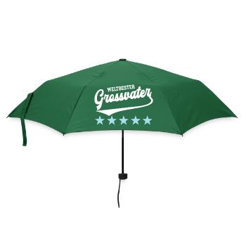 Grossvater Bester Opa Weltbester Großvater Opi - Regenschirm (klein) - Flaschengrün - Vorne