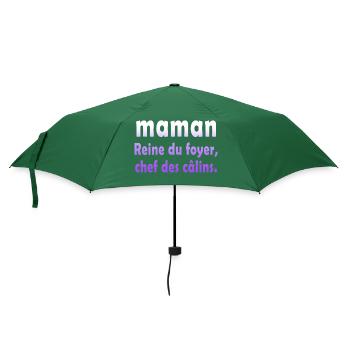 Mutter Mutter Humor Witz Geschenk - Regenschirm (klein) - Flaschengrün - Vorne