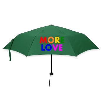 More love - Regenschirm (klein) - Flaschengrün - Vorne