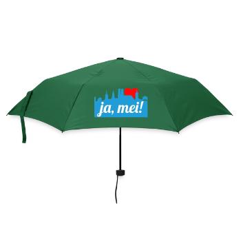 Ja mei! - Regenschirm (klein) - Flaschengrün - Vorne