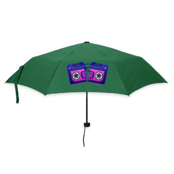 kaputte Kassette - Regenschirm (klein) - Flaschengrün - Vorne