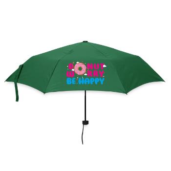 DONUT SORGE - Regenschirm (klein) - Flaschengrün - Vorne
