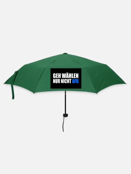Afd - Regenschirm (klein) - Flaschengrün