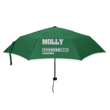 Geschenk für Molly - Regenschirm (klein) - Flaschengrün - Vorne
