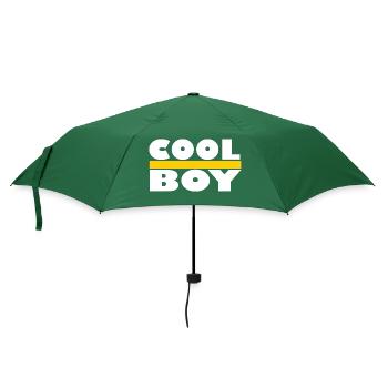 Cool boy - Regenschirm (klein) - Flaschengrün - Vorne