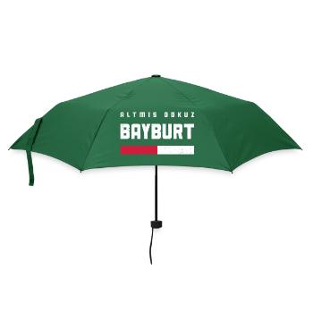 Bayburt 69 Türkei Turkiye Geschenk Urlaub Türk TR - Regenschirm (klein) - Flaschengrün - Vorne