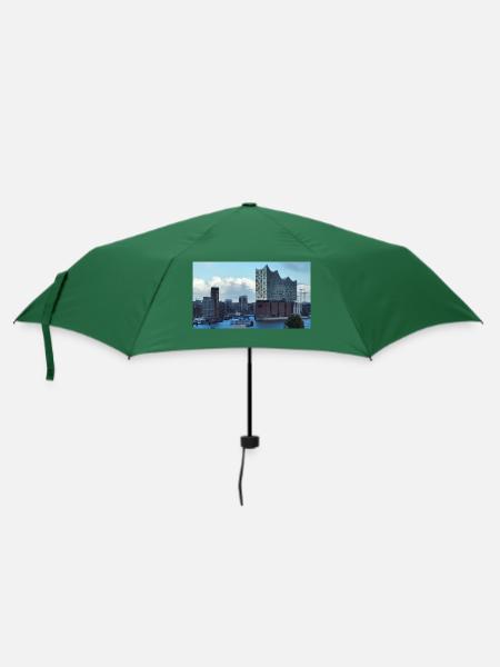 Elbphilharmonie Hamburg - Regenschirm (klein) - Flaschengrün