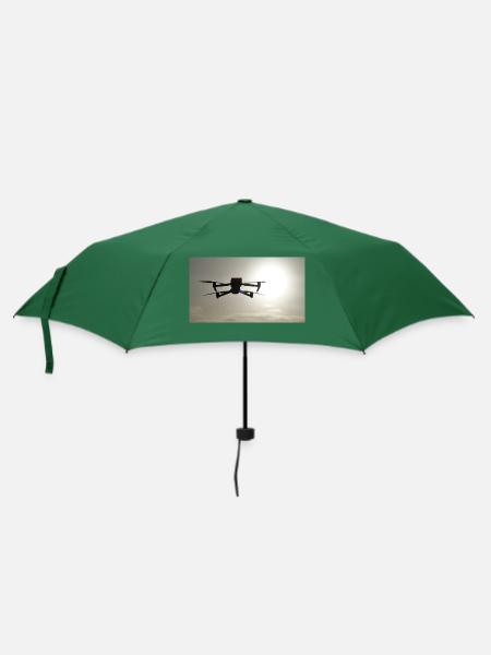 Drohne - LUFTAUFNAHMEN.LIVE - Regenschirm (klein) - Flaschengrün