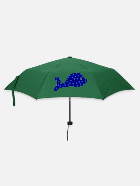 Netter Fisch - Regenschirm (klein) - Flaschengrün