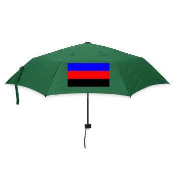 polyamor pride - Regenschirm (klein) - Flaschengrün - Vorne
