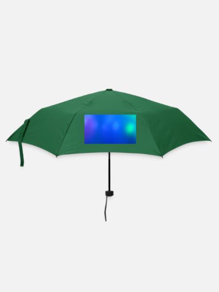 Blue Lights 73 - Regenschirm (klein) - Flaschengrün