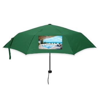 Pool und Strand - Regenschirm (klein) - Flaschengrün - Vorne