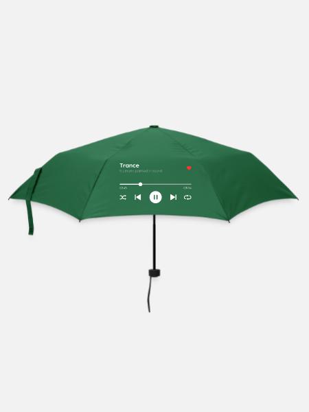 Trance - Regenschirm (klein) - Flaschengrün