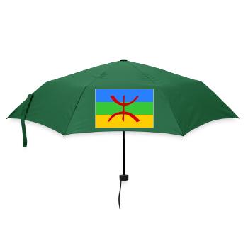Amazigh - Regenschirm (klein) - Flaschengrün - Vorne